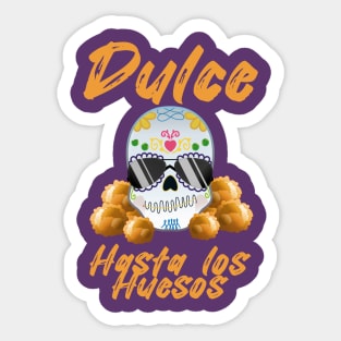 Día de muertos - Dulce hasta los huesos Sticker